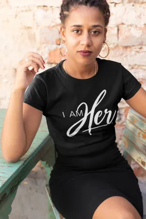 I AM HER Signature Women's Black Tee