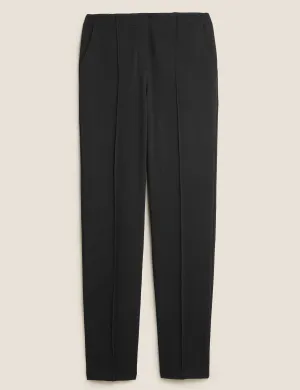 Jersey Straight Leg Trousers