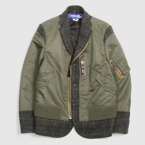 Junya Watanabe Man MA-1 Hybrid Bomber Blazer