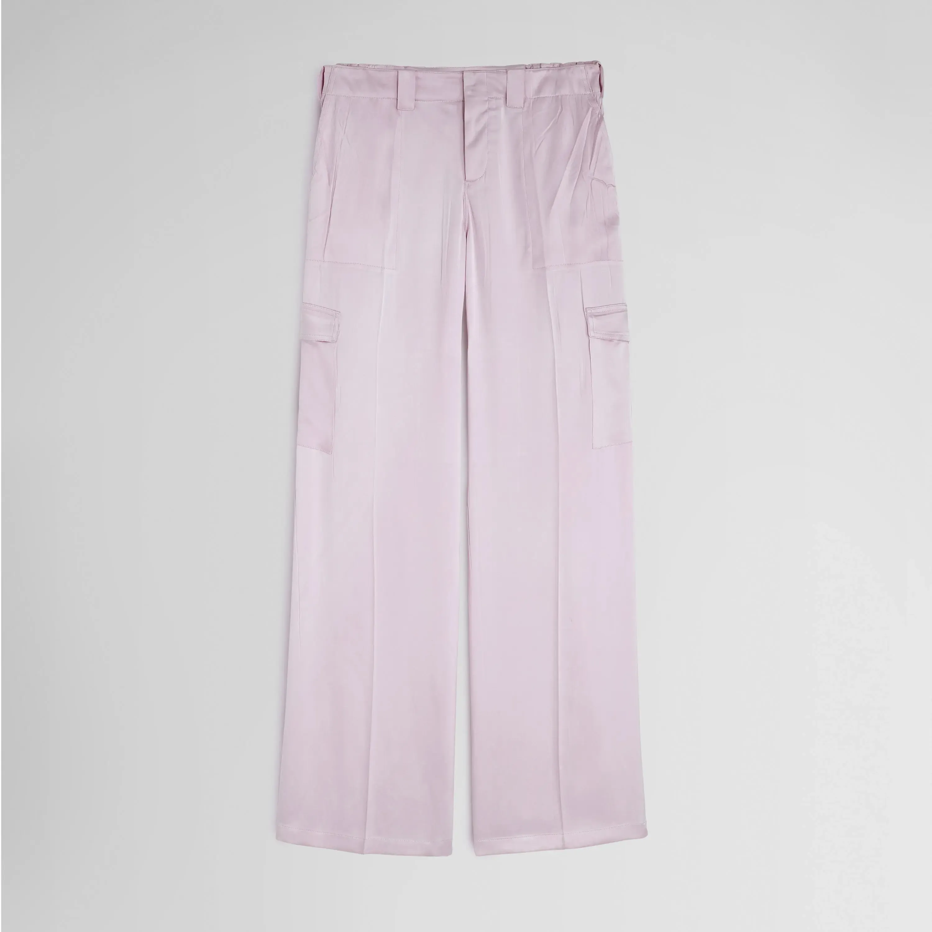 LIQUID CARGO TROUSERS | candyfloss silk