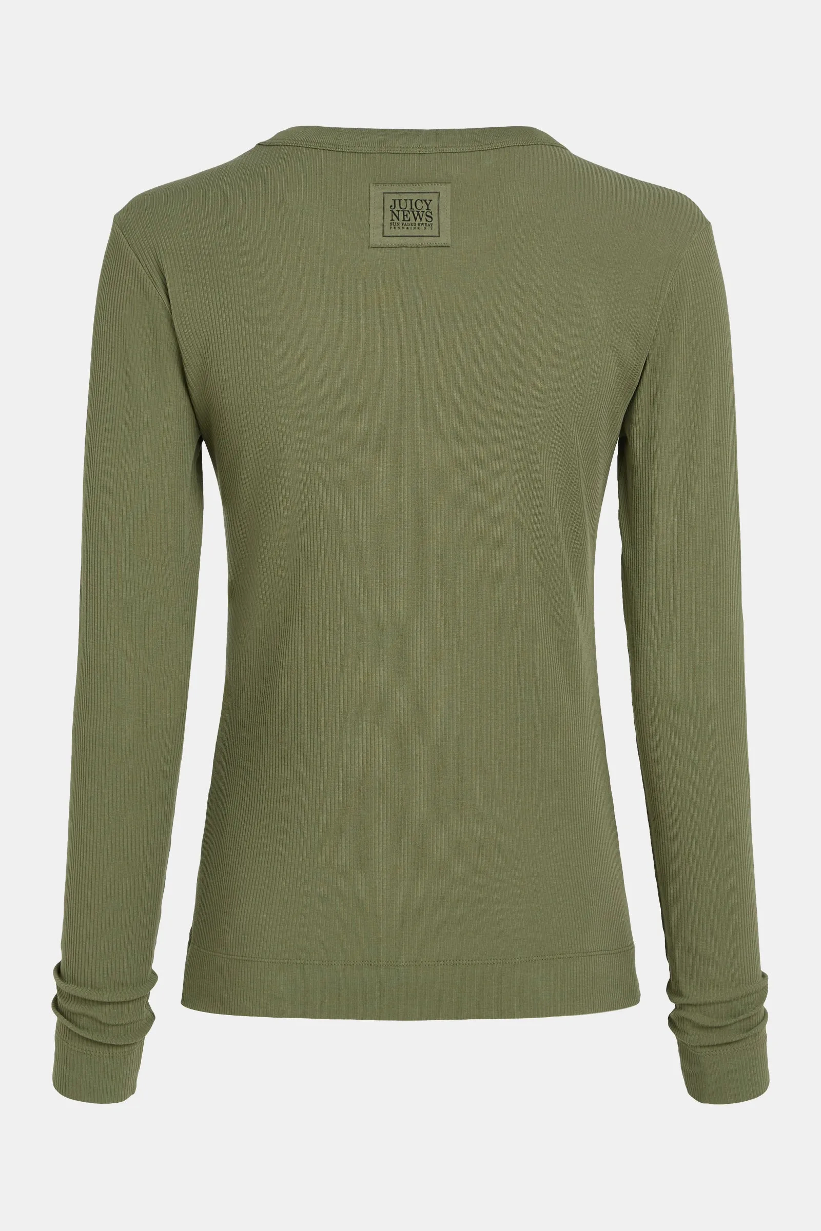 LONGSLEEVE PRINT (BOWERY) OLIVE - BLACK