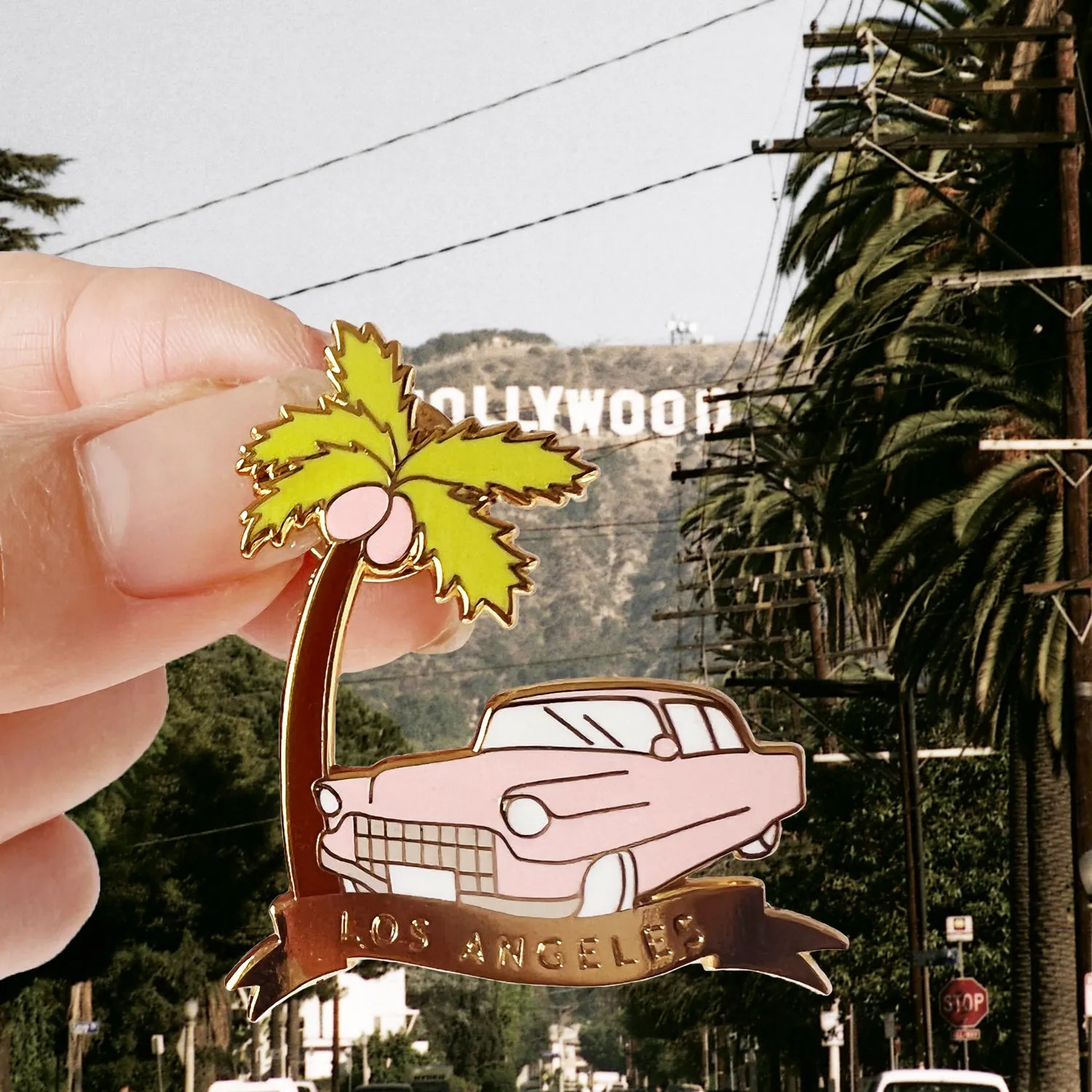 Los Angeles Enamel Pin
