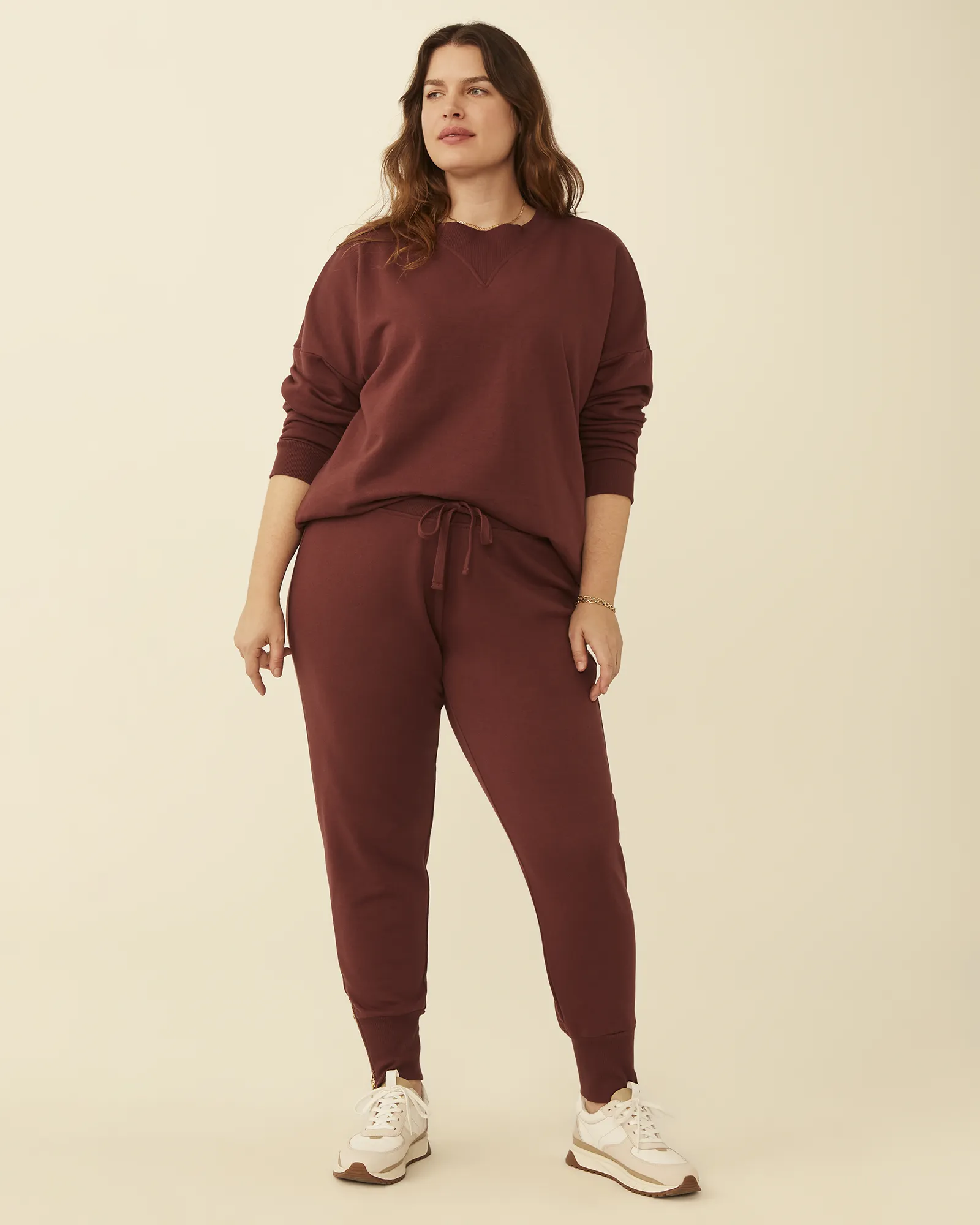 Marjorie French Terry Jogger | Rust