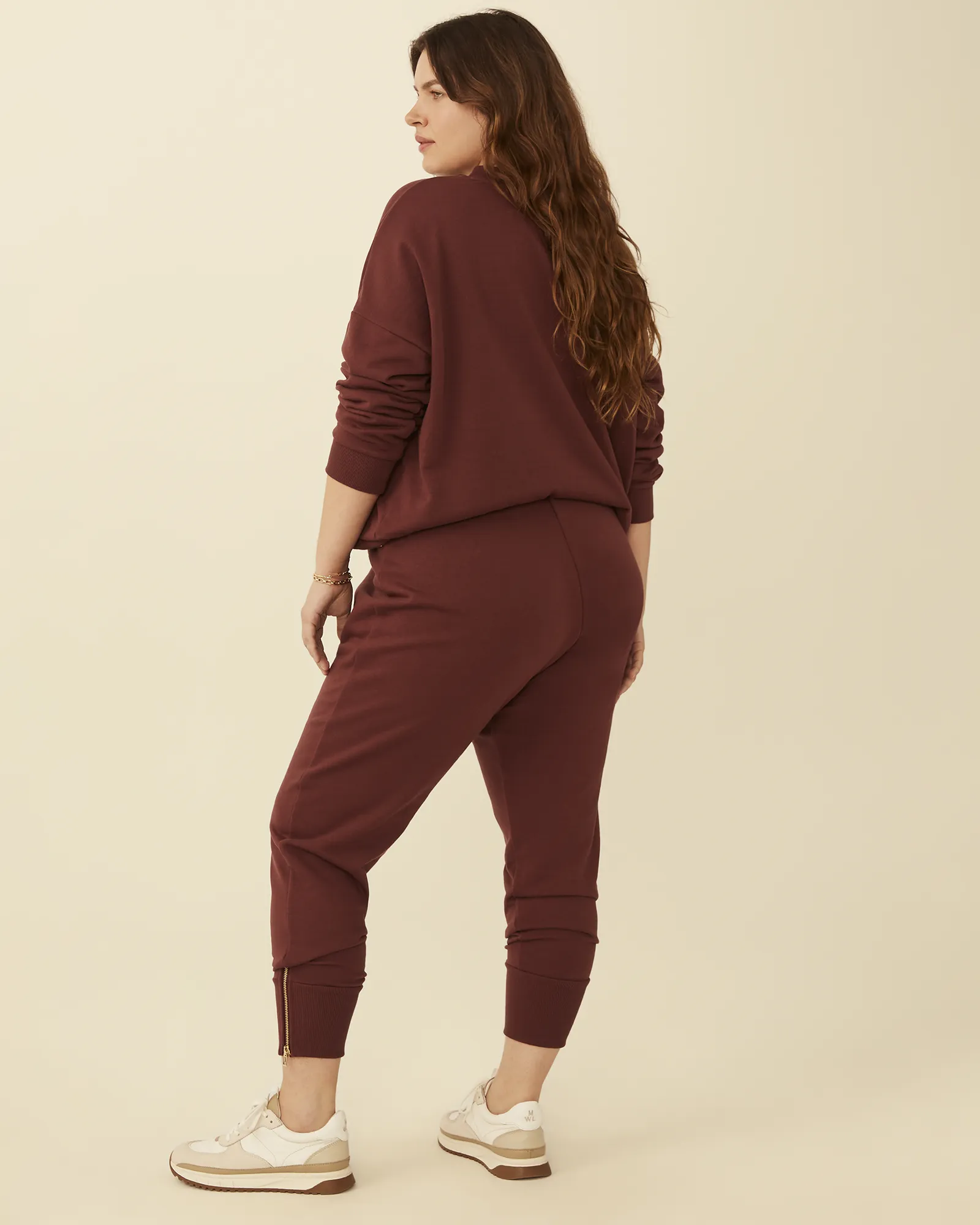 Marjorie French Terry Jogger | Rust