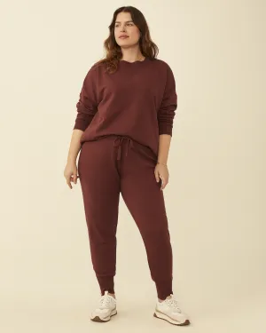 Marjorie French Terry Jogger | Rust