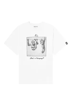 Martine Rose Oversized Hanging Tee 'White'