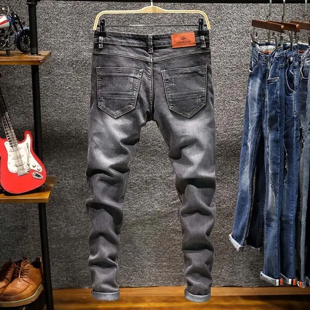 Men's Denim Cotton Elastics Jeans
