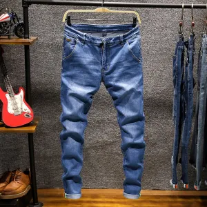 Men's Denim Cotton Elastics Jeans