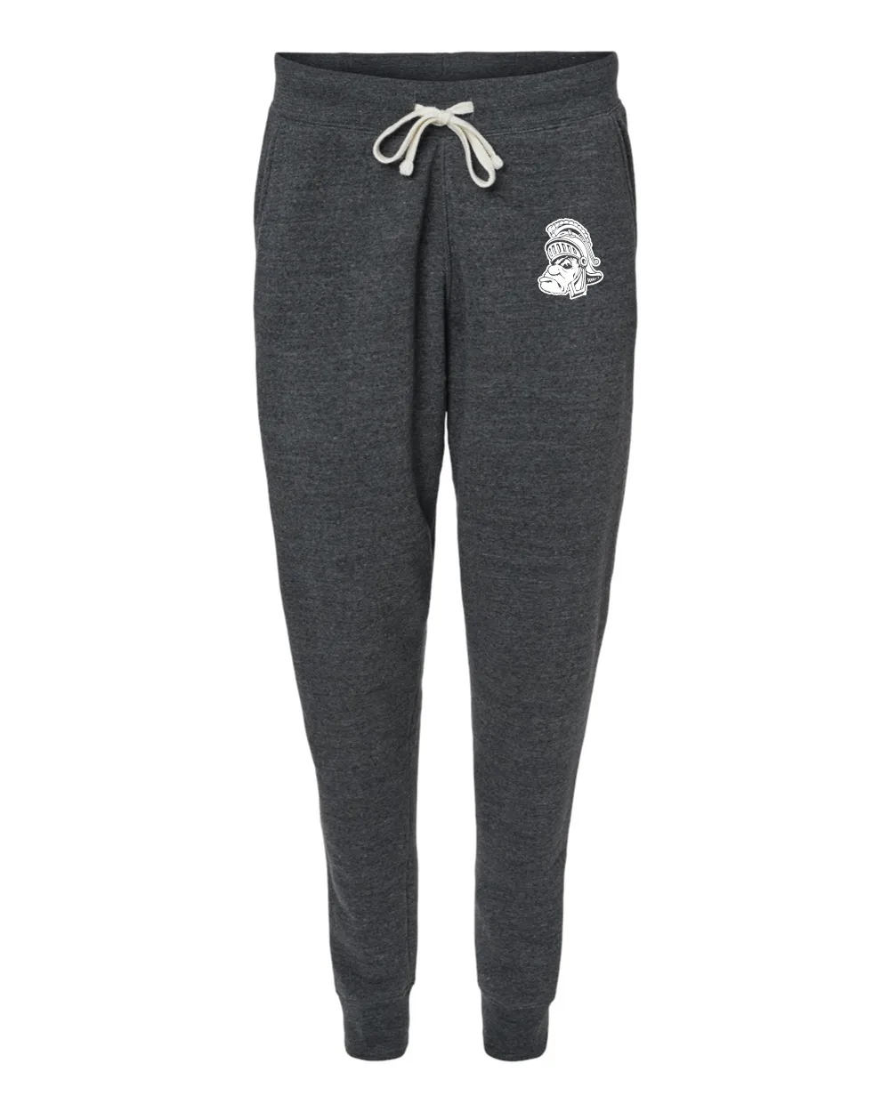 Michigan State Sweatpants in Dark Grey with Gruff Sparty