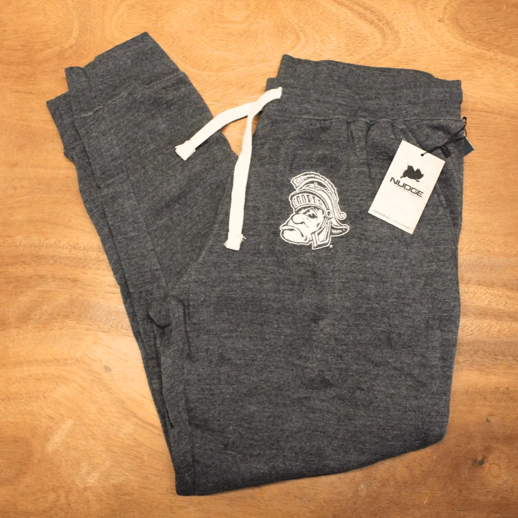 Michigan State Sweatpants in Dark Grey with Gruff Sparty