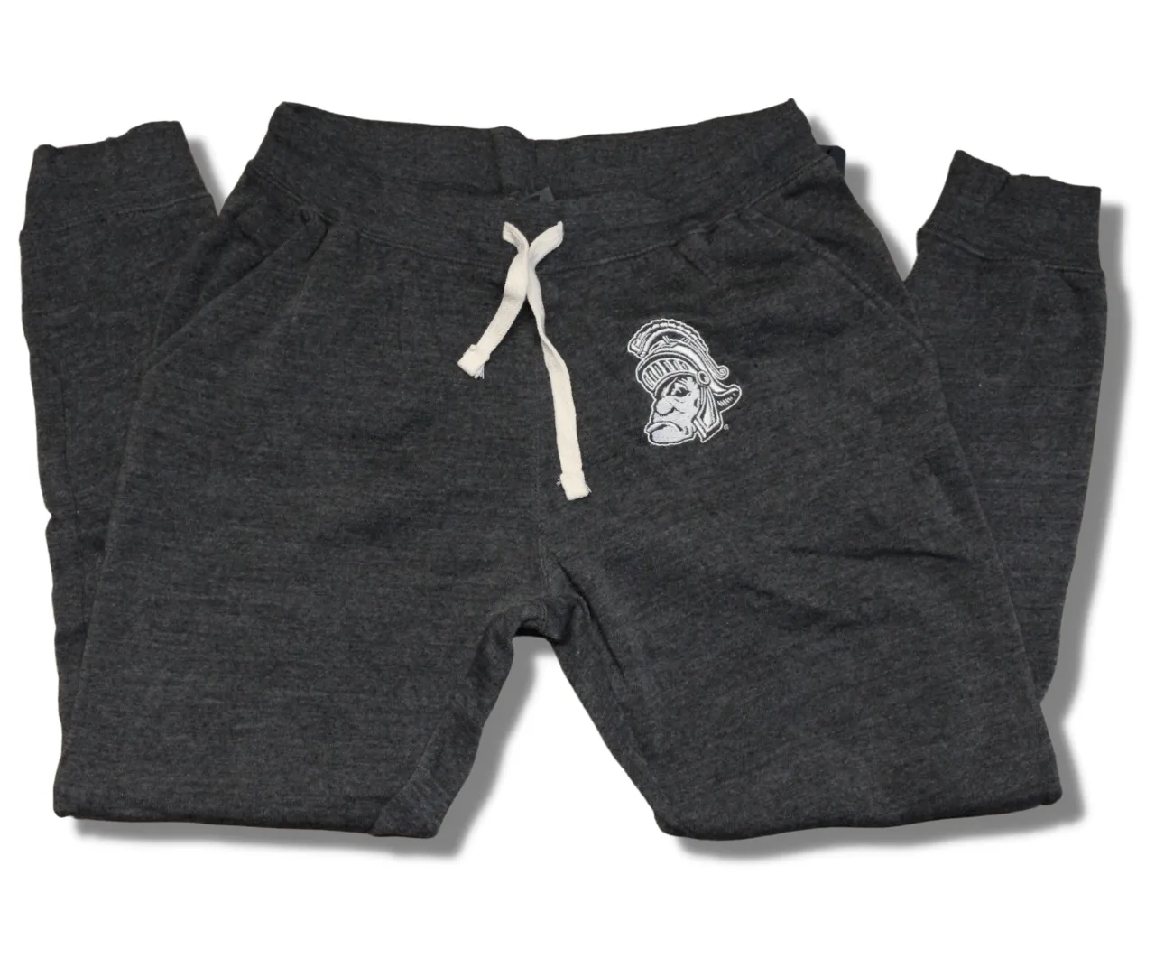 Michigan State Sweatpants in Dark Grey with Gruff Sparty