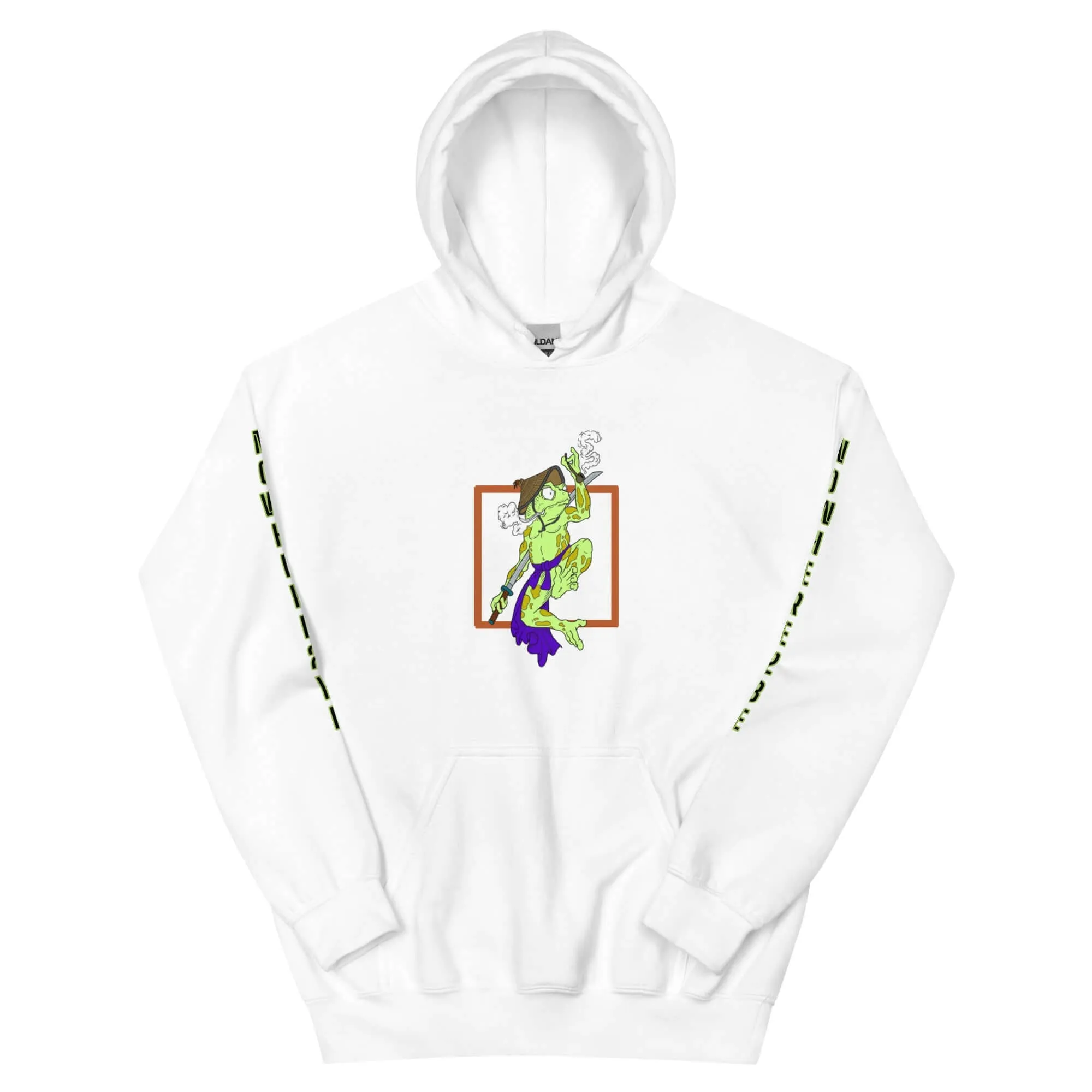 Nowhere2be Samurai Frog Unisex Hoodie - Cozy and Stylish Essential