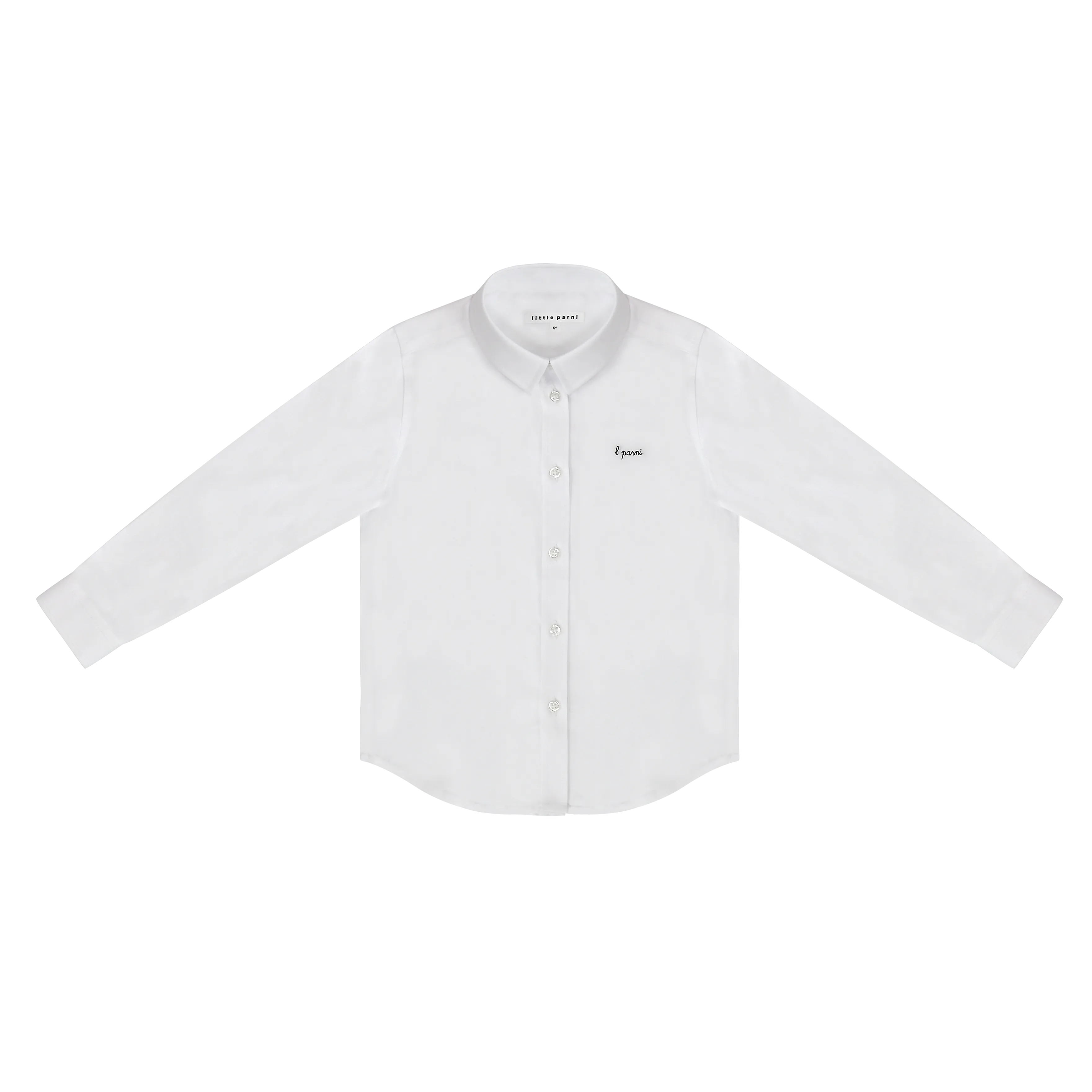 Parni Boys Long Sleeve White Shirt