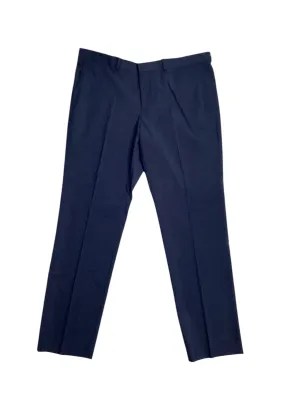 Perry Ellis Men's Slim Fit Stretch Washable Suit Dress Pants Navy Blue 36 x 32