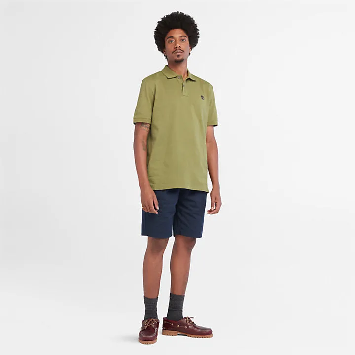 Pique Polo Shirt For Men