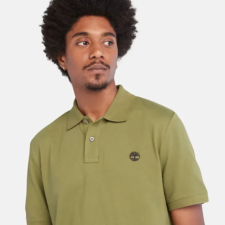 Pique Polo Shirt For Men
