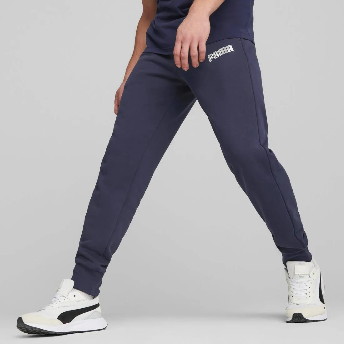 Puma Mass Merchants Men's Sweatpants FL - Navy