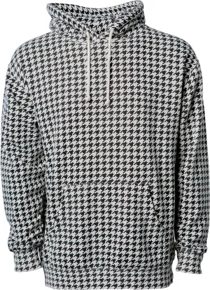 "Stay Stylish in the Modern Classic Houndstooth Hoodie"