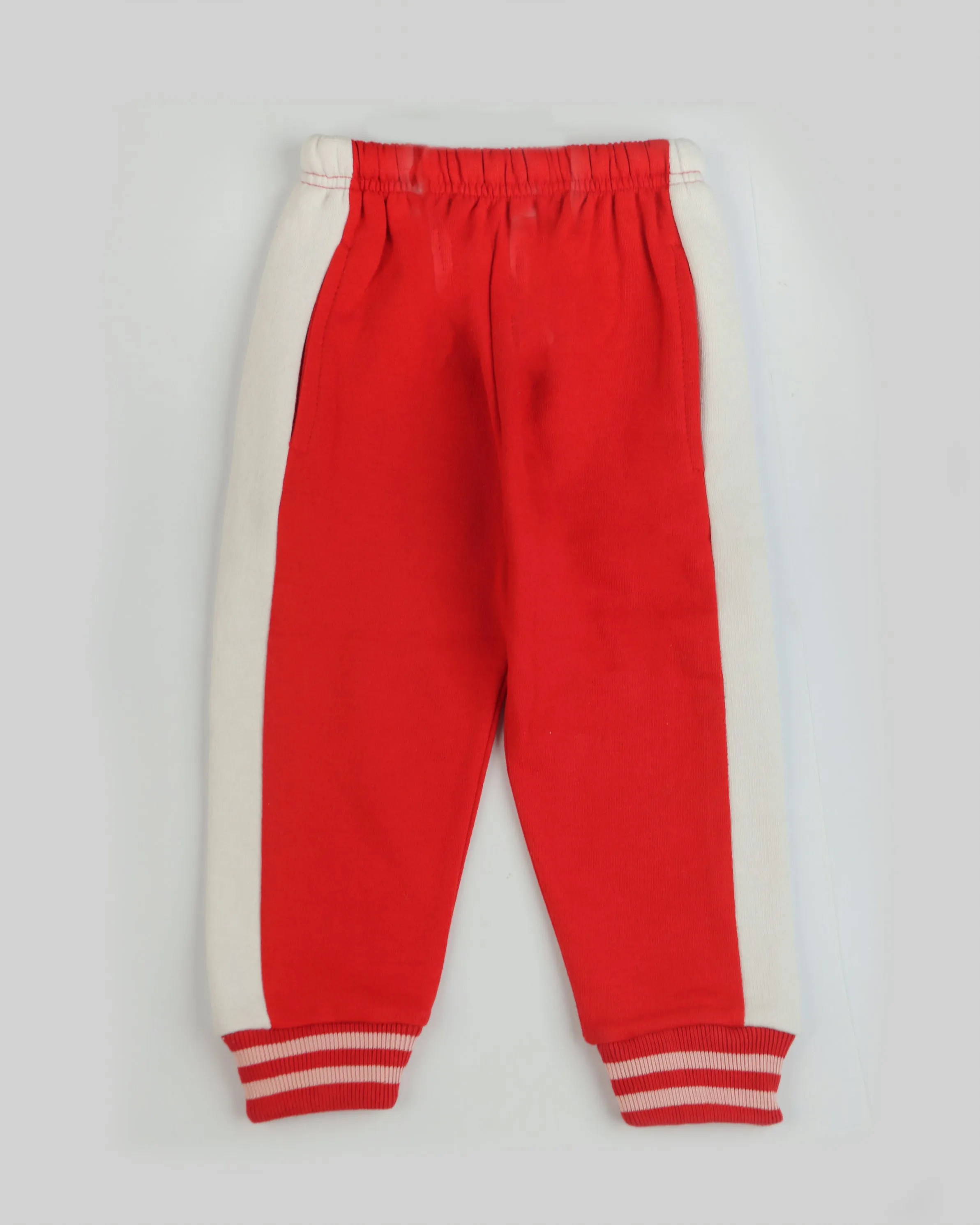 RED & WHITE STRIPED SWEATSUIT