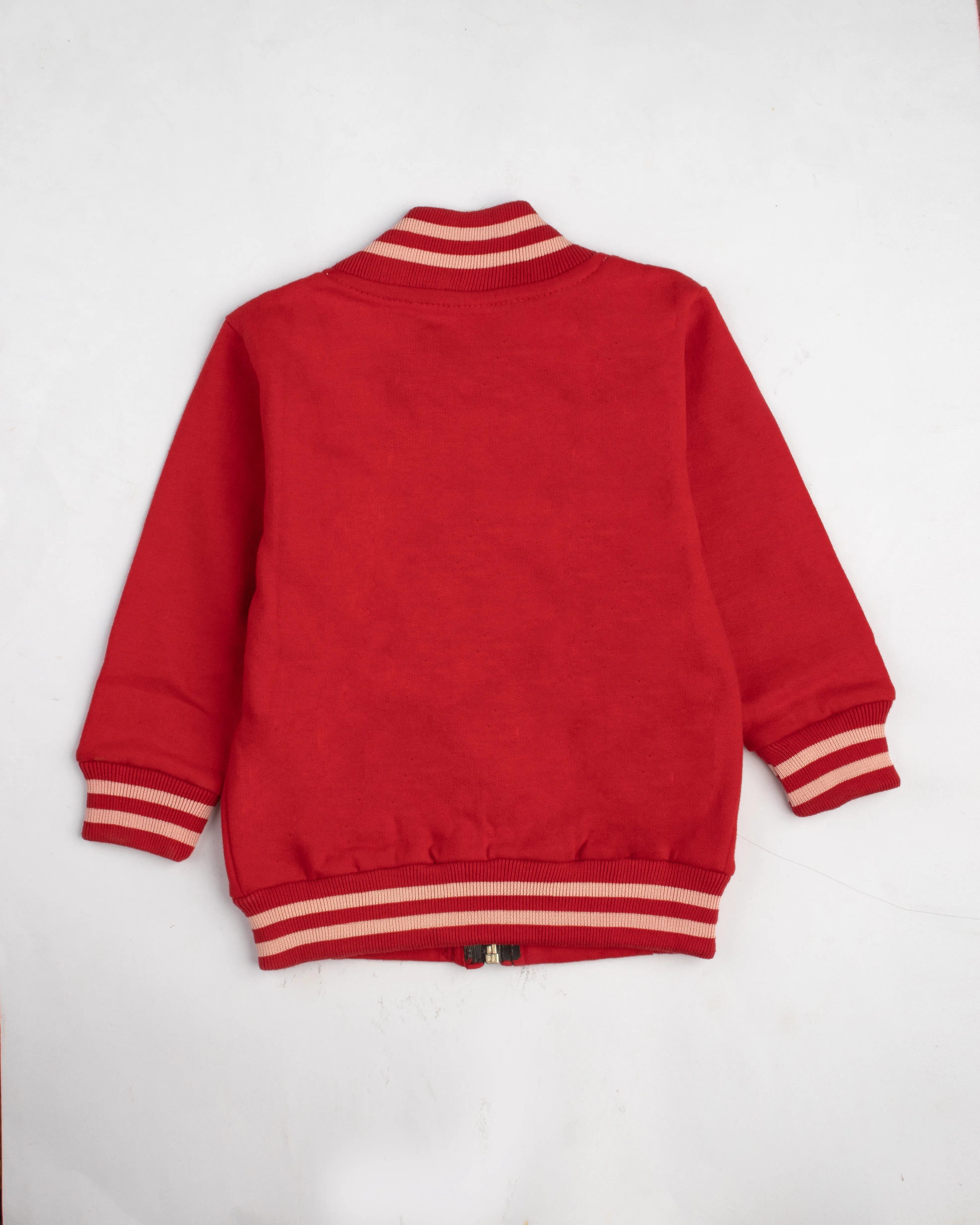 RED & WHITE STRIPED SWEATSUIT
