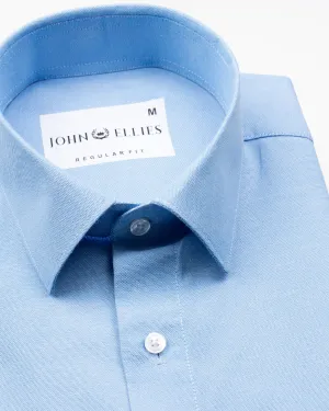 Renato Privilege Lumiere Blue Plain Oxford Cotton Shirt