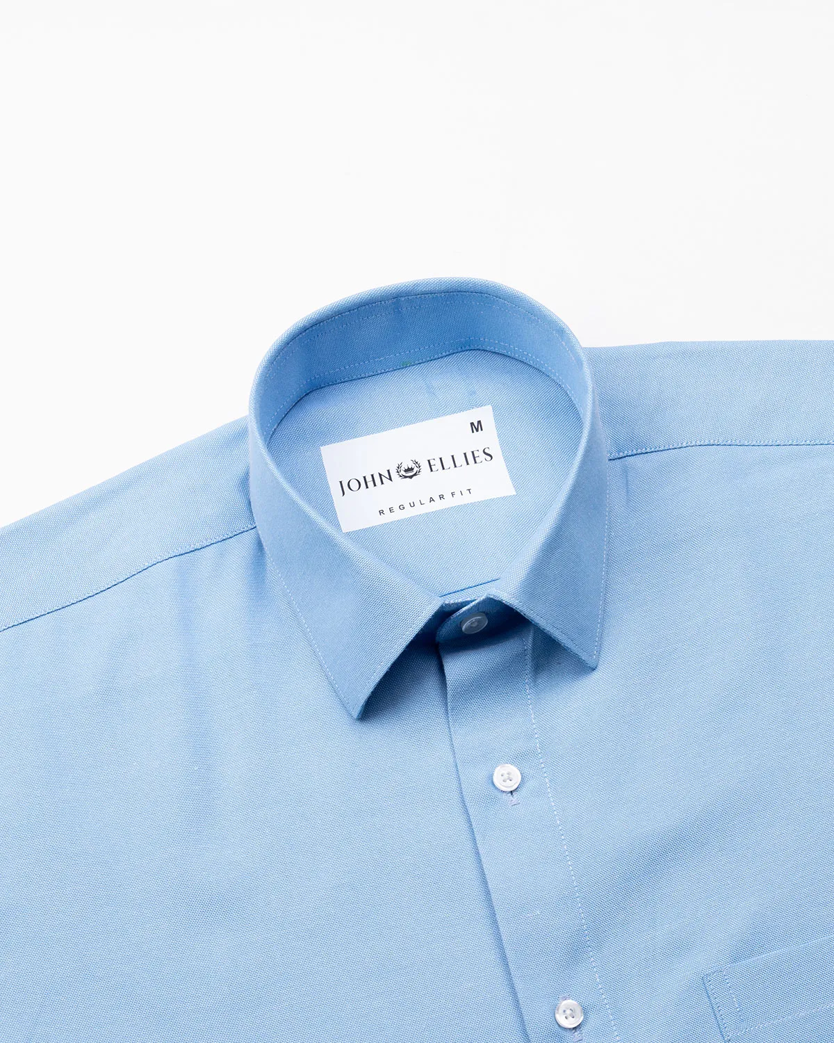 Renato Privilege Lumiere Blue Plain Oxford Cotton Shirt