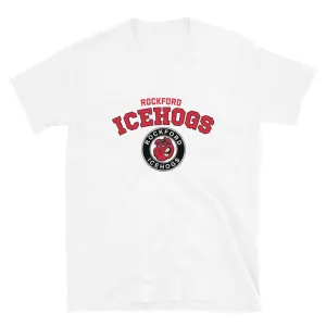 Rockford IceHogs Adult Arch Short Sleeve T-Shirt