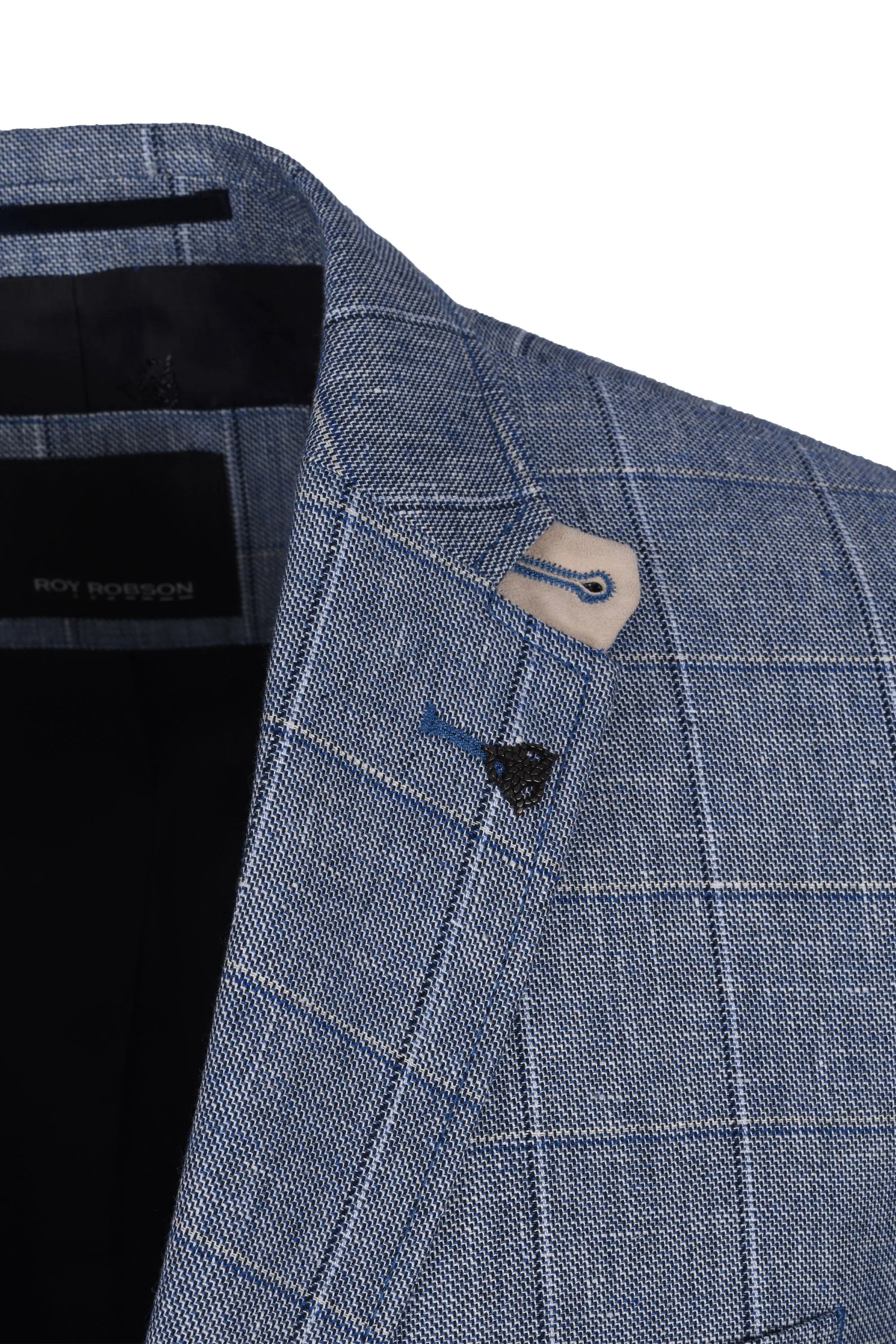Roy Robson Jacket Blue Check