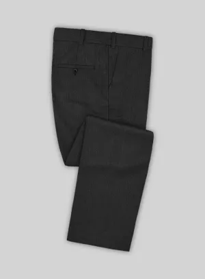 Scabal Vadal Stripe Gray Wool Pants