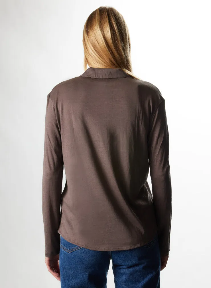 Silk / Cotton Long Sleeve Shirt
