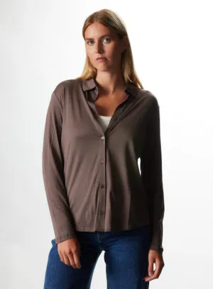 Silk / Cotton Long Sleeve Shirt