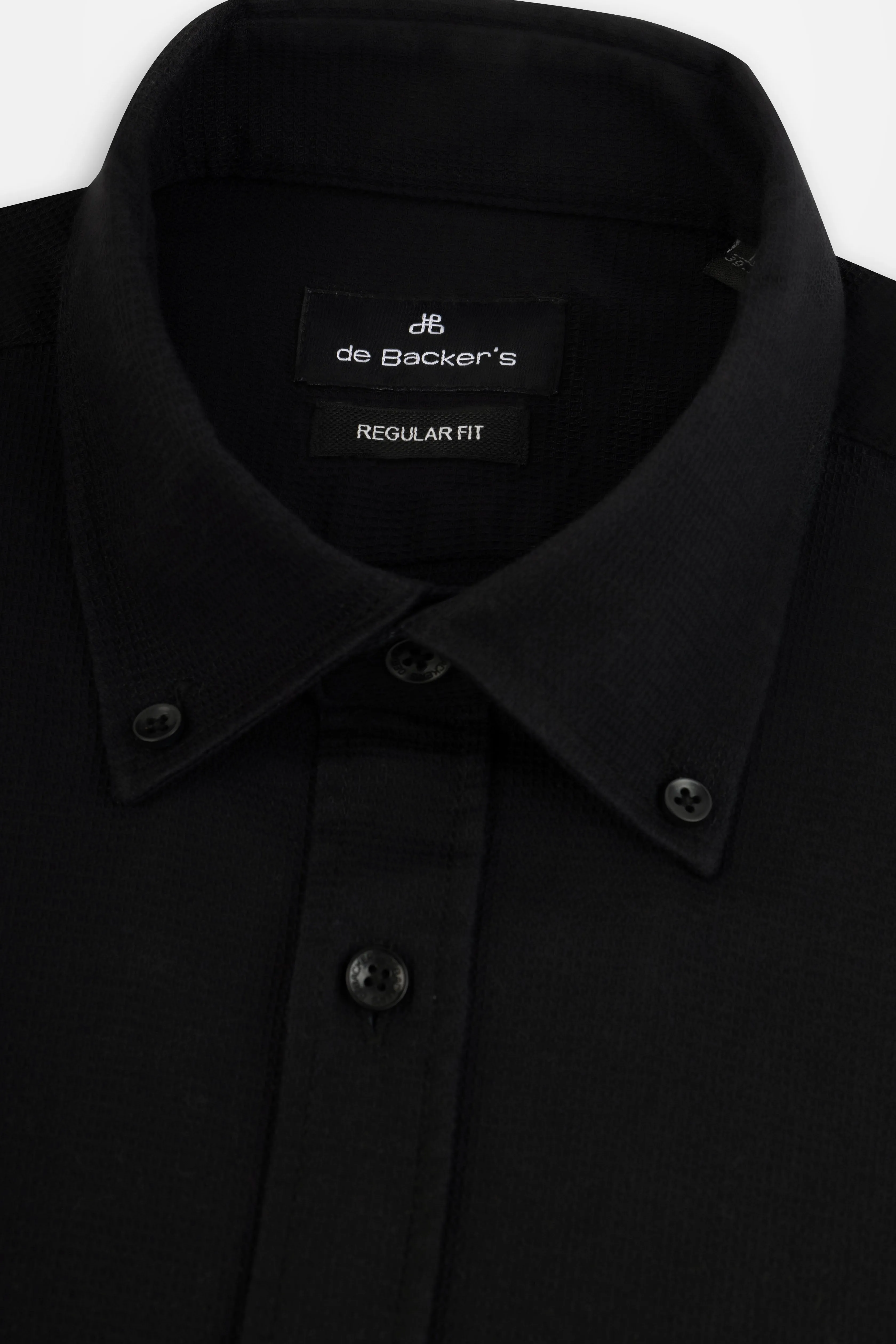 Solid Black Casual Shirt