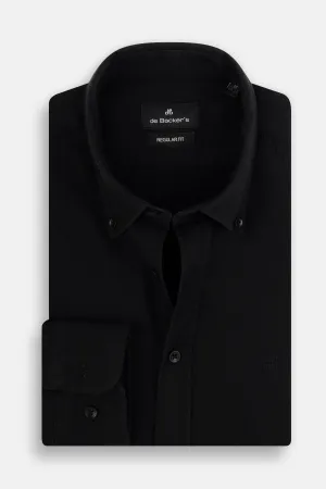 Solid Black Casual Shirt