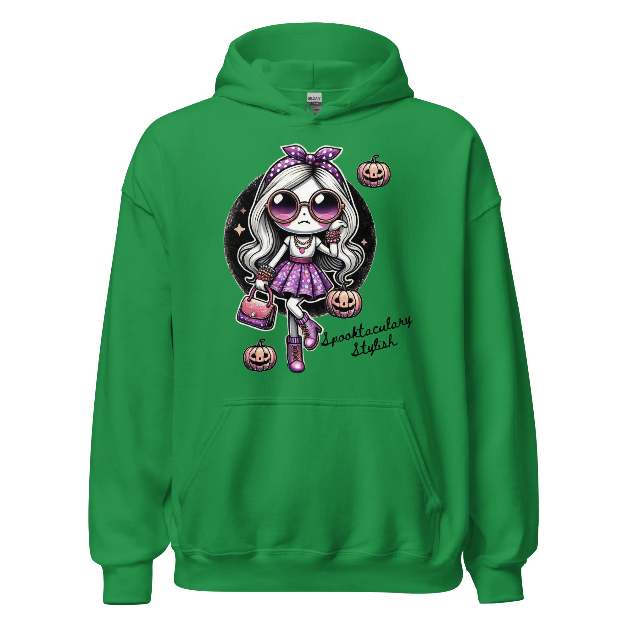 Spooktacularly Stylish - Halloween Hoodie - Fun Halloween Hoodie
