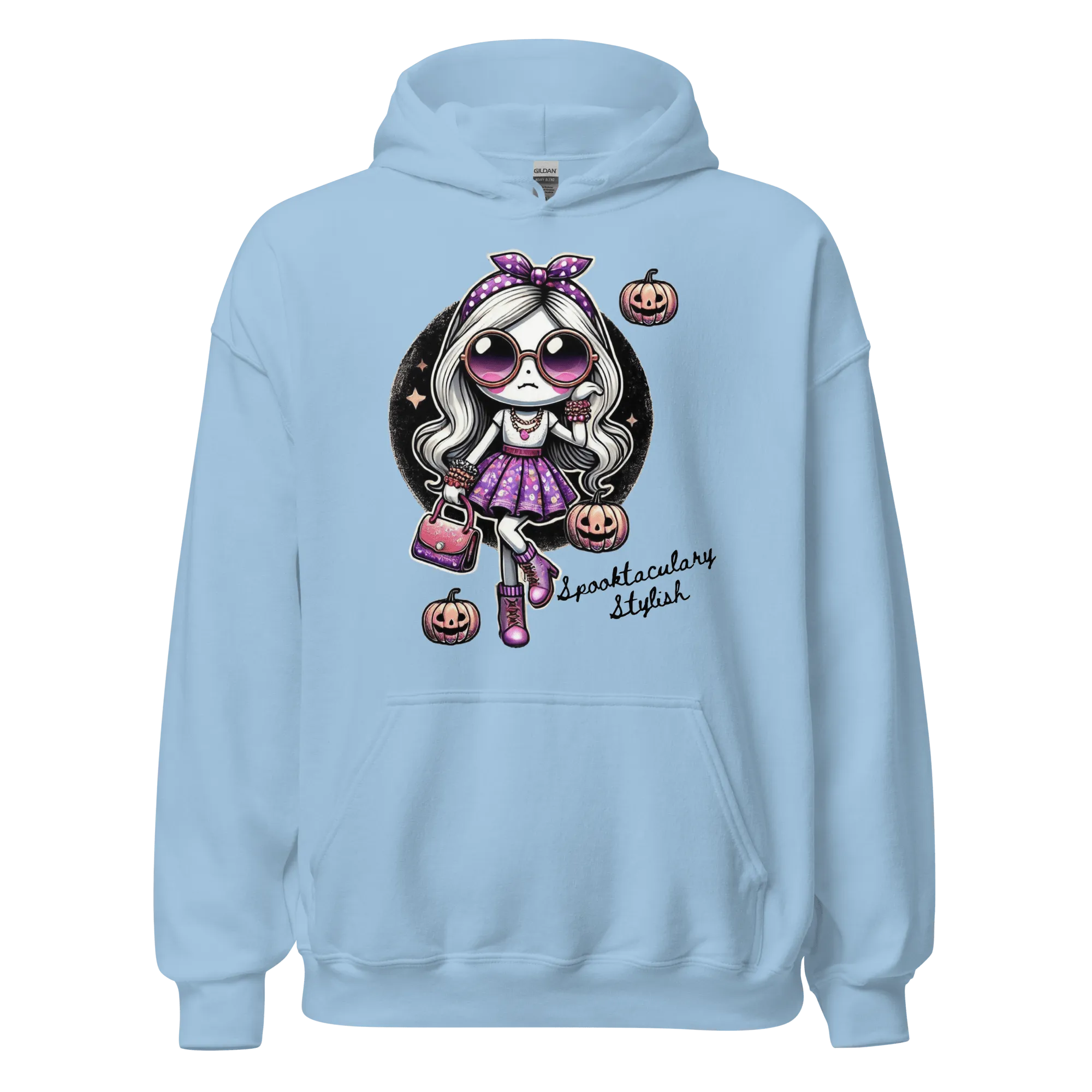 Spooktacularly Stylish - Halloween Hoodie - Fun Halloween Hoodie