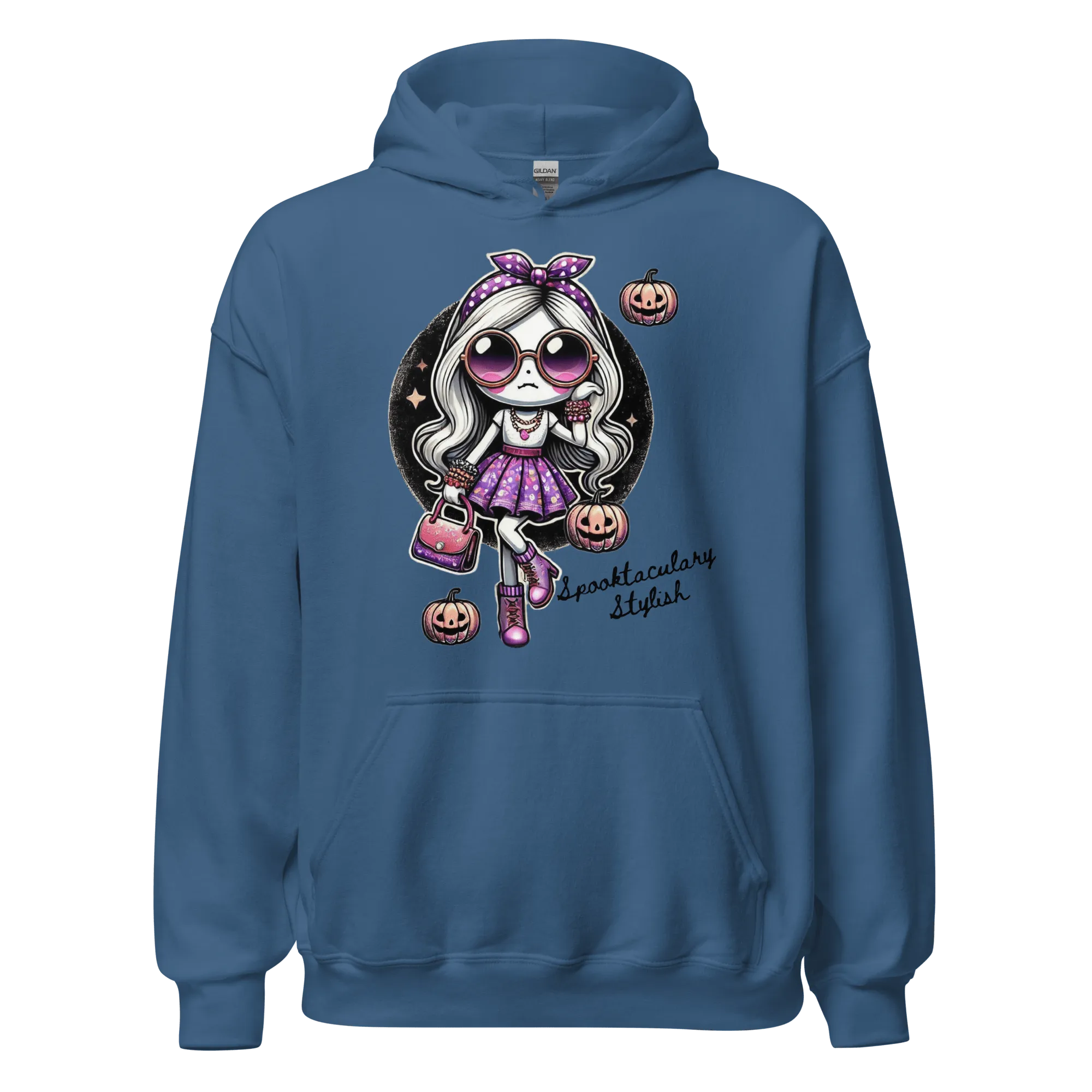 Spooktacularly Stylish - Halloween Hoodie - Fun Halloween Hoodie