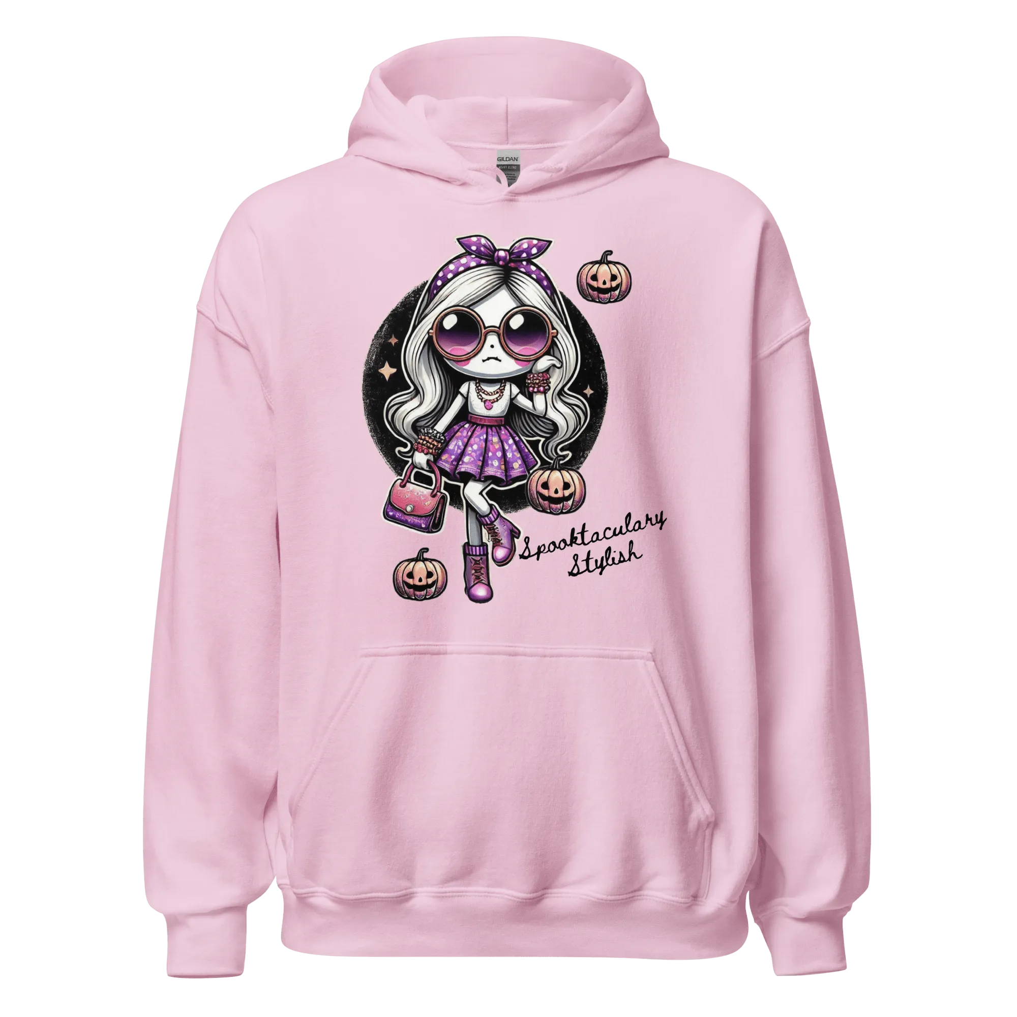Spooktacularly Stylish - Halloween Hoodie - Fun Halloween Hoodie