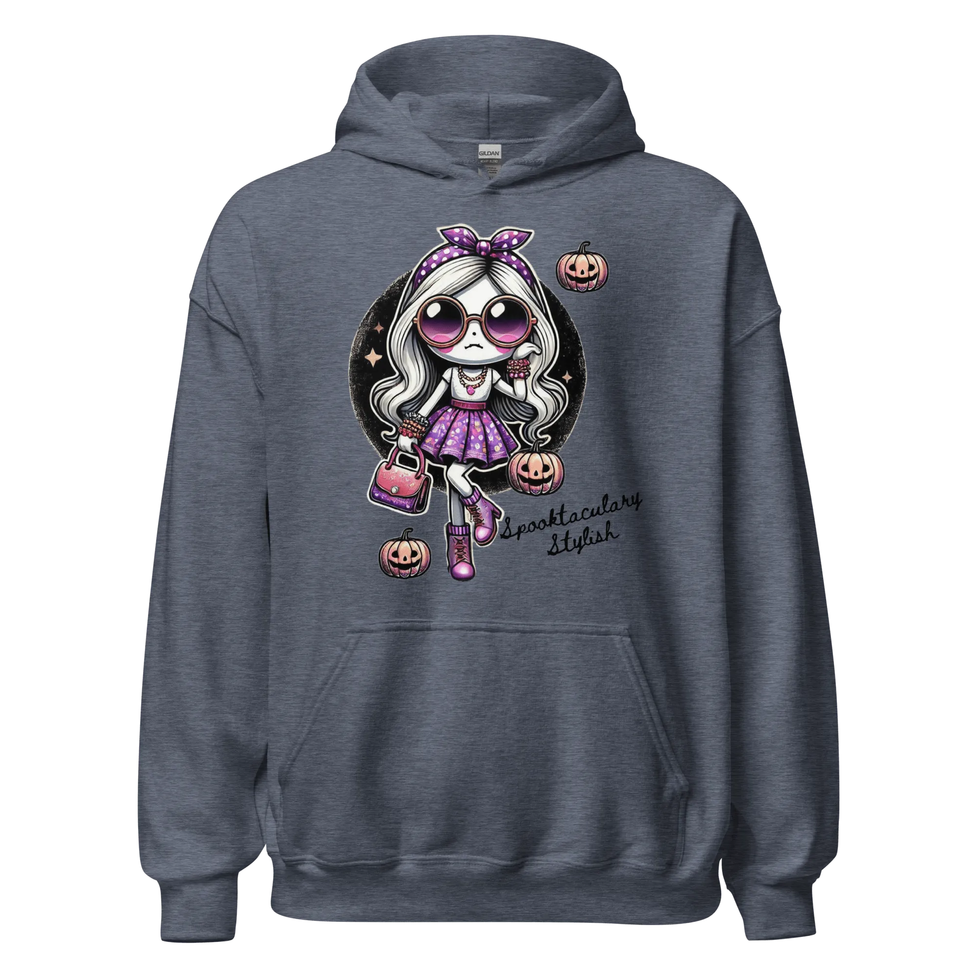 Spooktacularly Stylish - Halloween Hoodie - Fun Halloween Hoodie