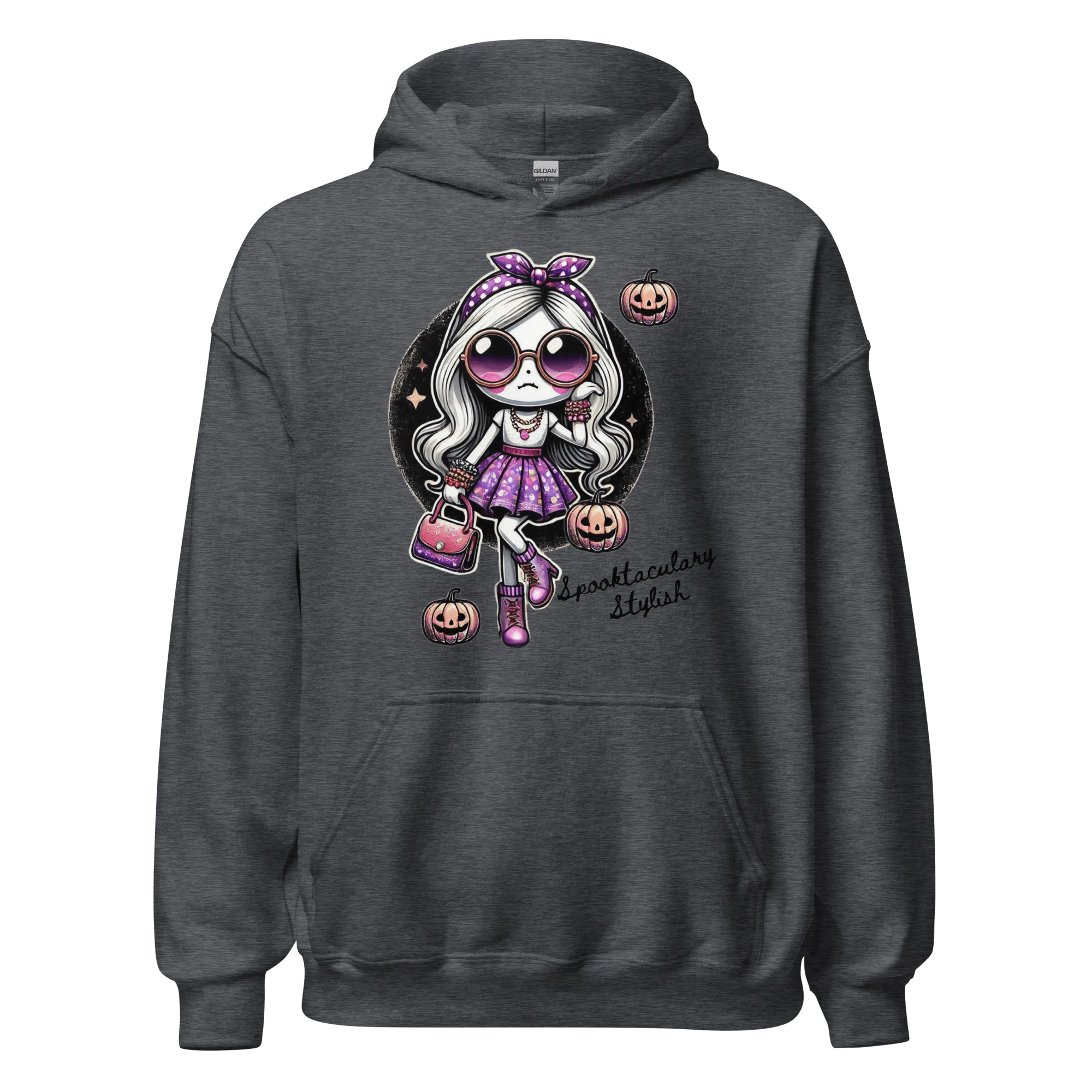Spooktacularly Stylish - Halloween Hoodie - Fun Halloween Hoodie