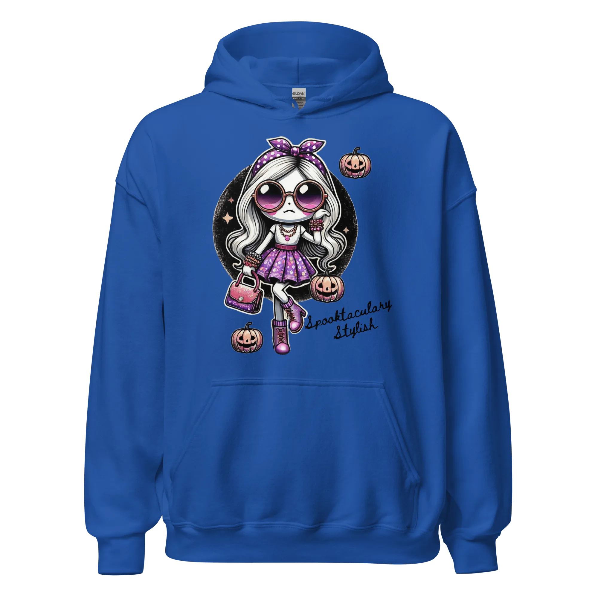 Spooktacularly Stylish - Halloween Hoodie - Fun Halloween Hoodie