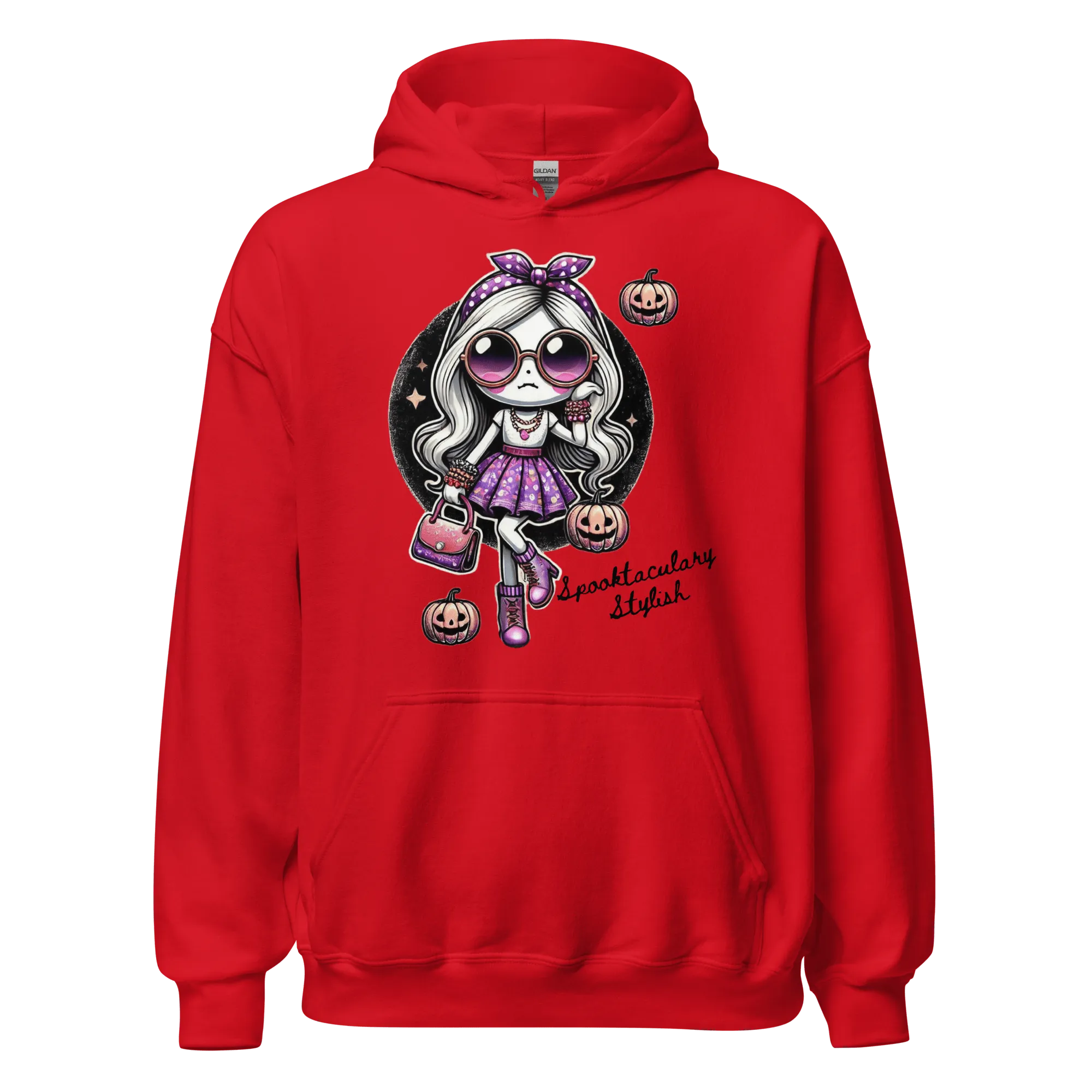 Spooktacularly Stylish - Halloween Hoodie - Fun Halloween Hoodie