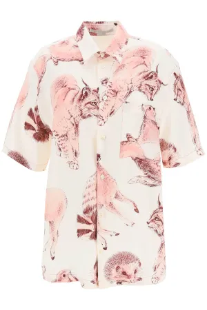 Stella mccartney 'fauna rewild' silk shirt