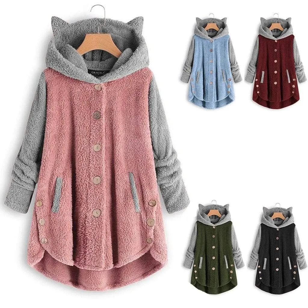 Stylish Kitty Hoodie Jacket