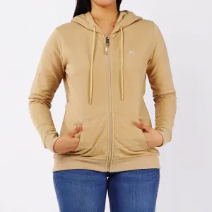 Stylistic Mr. Lee Ladies Basic Hoodie Jacket for Women Trendy Fashion High Quality Apparel Comfortable Casual Jacket for Women Regular Fit 137179 (Beige)