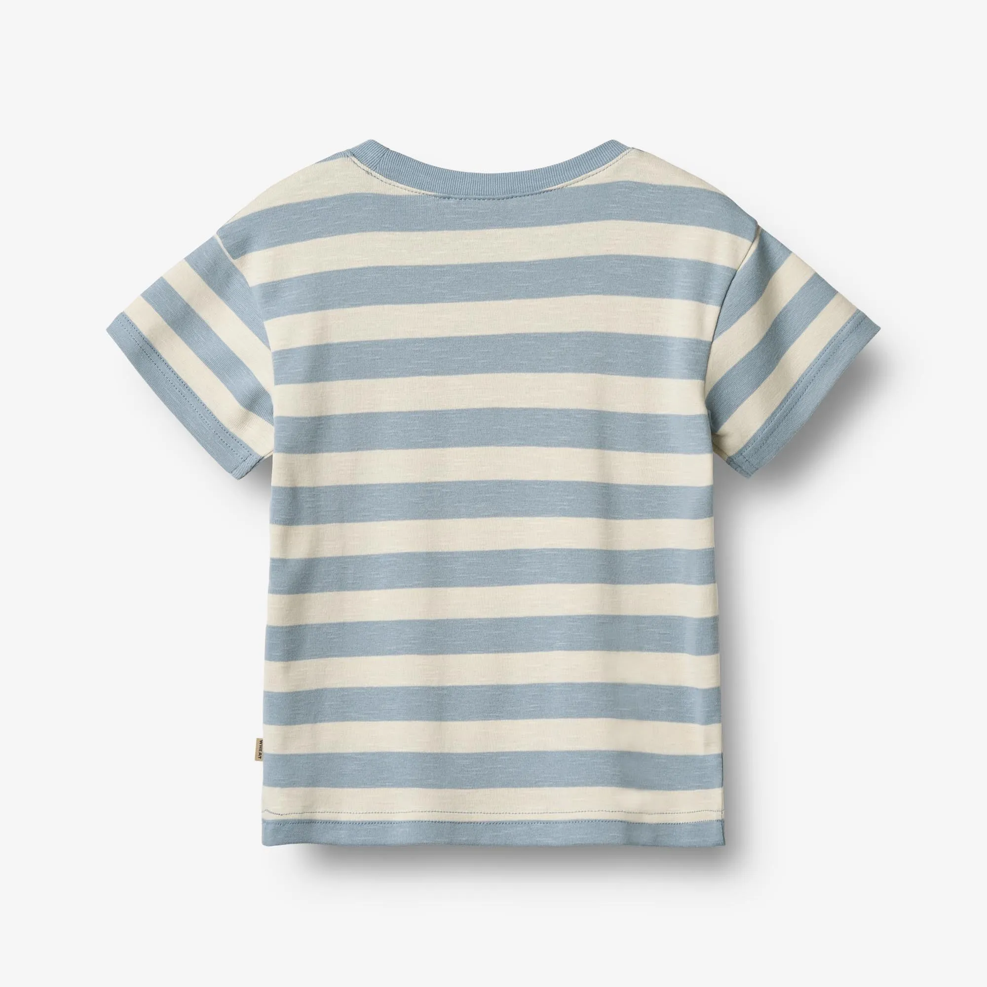 T-shirt S/S Liam - calm blue stripe