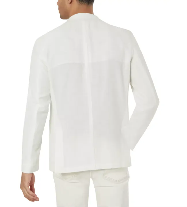 Tallia Mens Slim fit Sport Coat Blazer 38 S White Solid