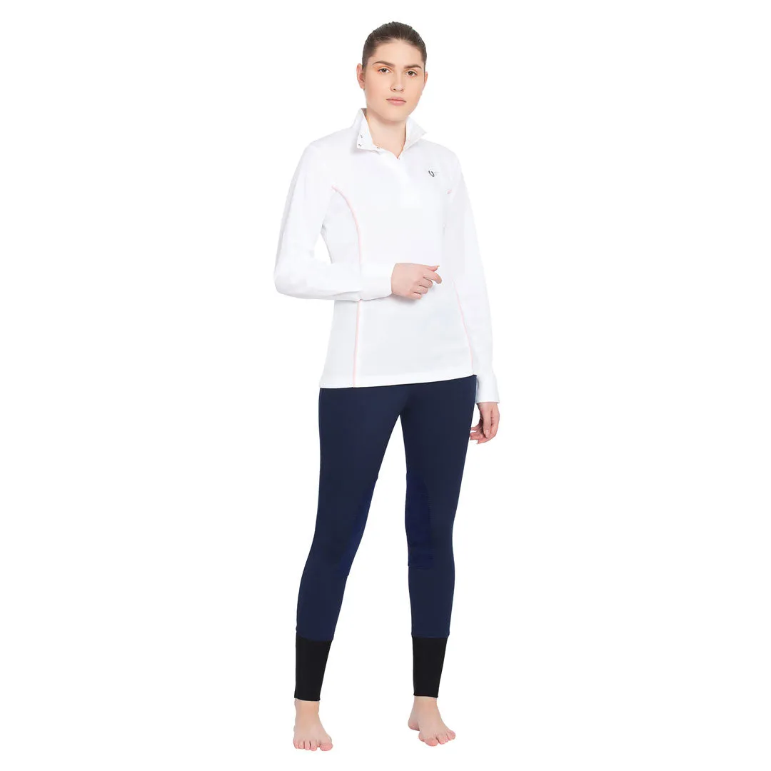 TuffRider Ladies Kirby Kwik Dry Long Sleeve Show Shirt