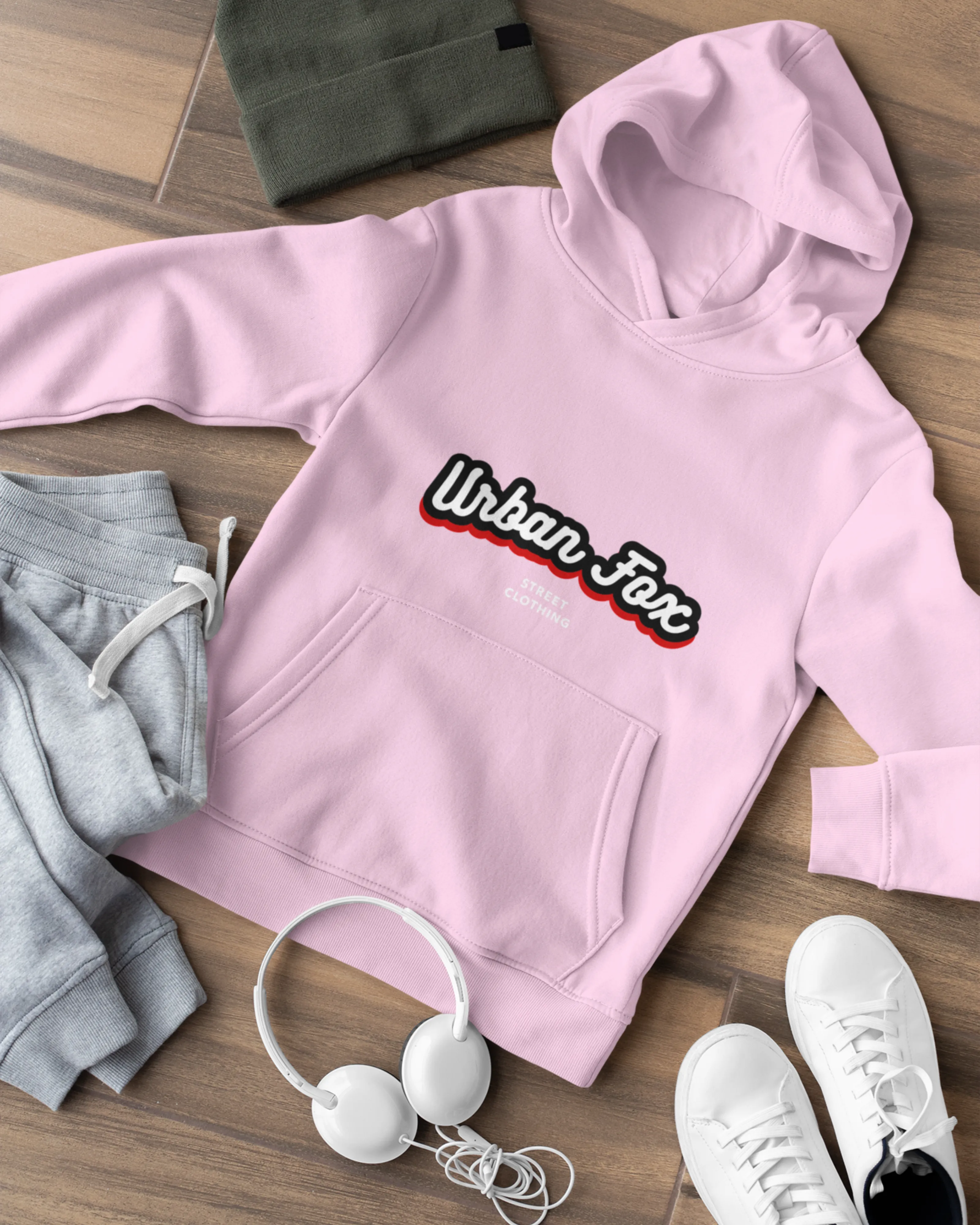Urban Fox - Kids Unisex Hoodie