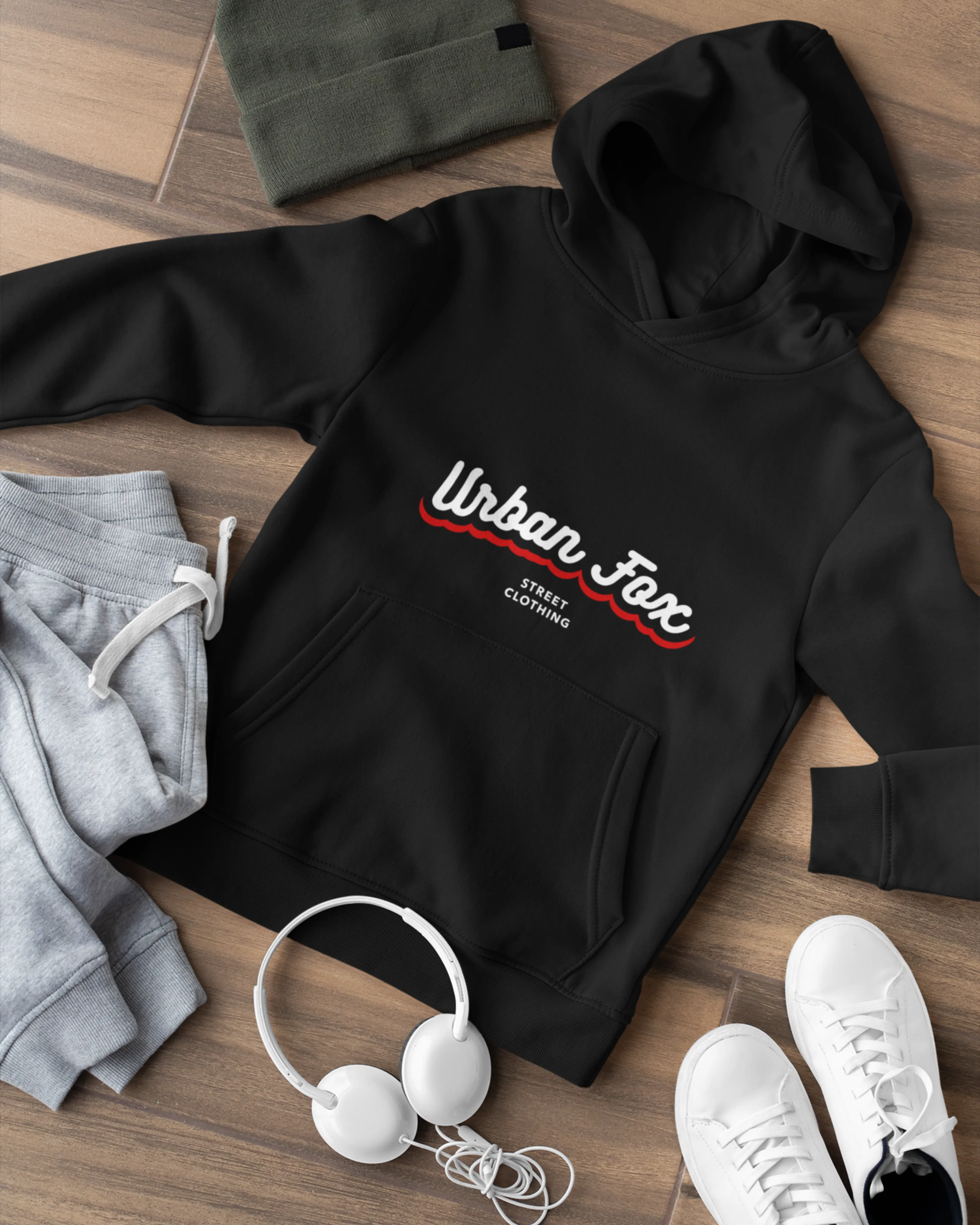 Urban Fox - Kids Unisex Hoodie