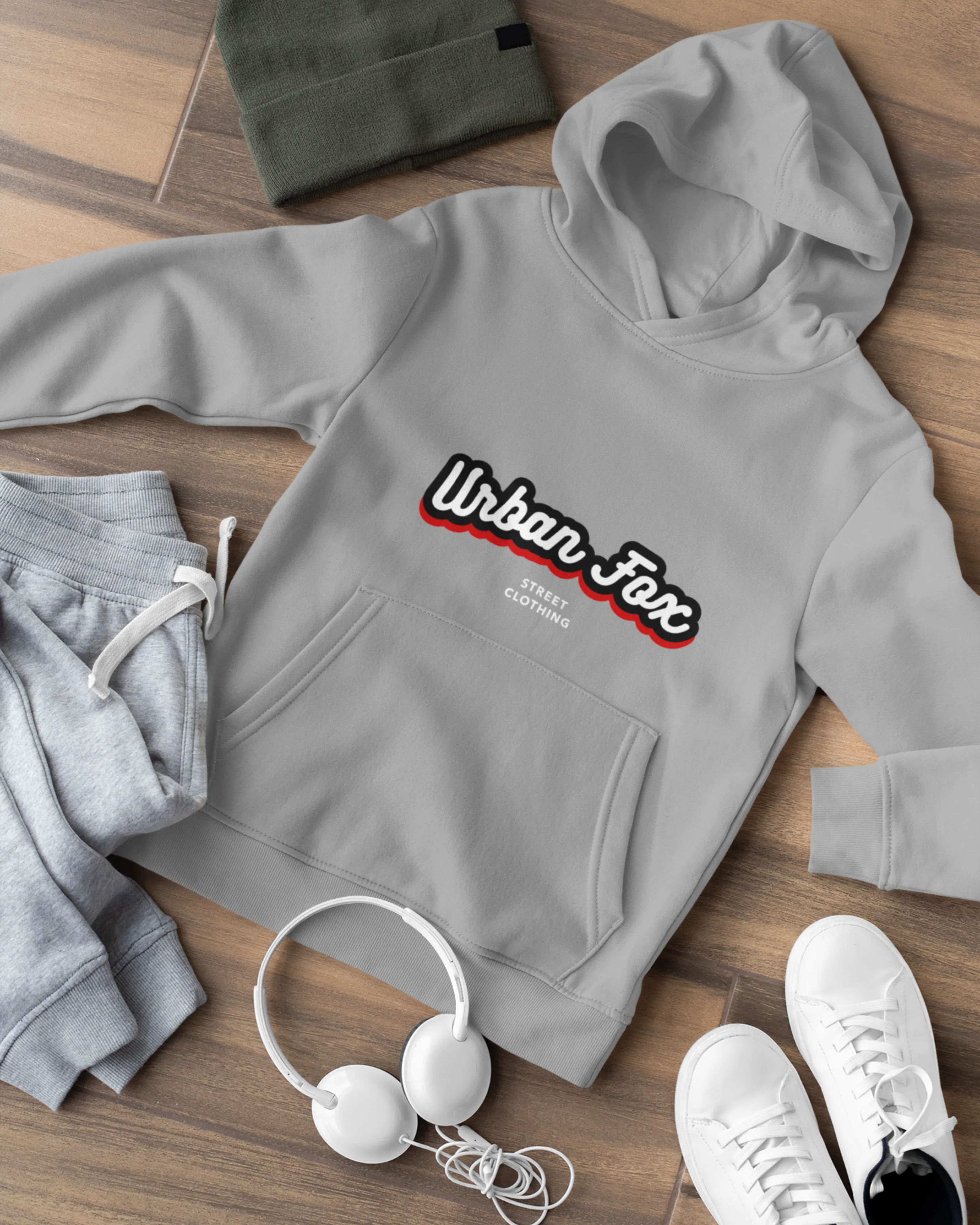 Urban Fox - Kids Unisex Hoodie